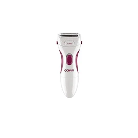 Conair Satiny Smooth Ladies Twin Foil Shaver with Pop-Up Trimmer, Battery Operated, Use Wet or Dry