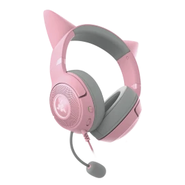 Razer Kraken Kitty V2 USB Wired Gaming Headset Quartz Pink RGB Kitty Ears