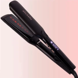 ELLA BELLA Titanium Flat Iron Hair Straightener with Infrared Technology