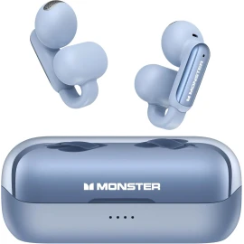 Monster AI Translation Open Earbuds AC601 Bluetooth 115 Languages Blue