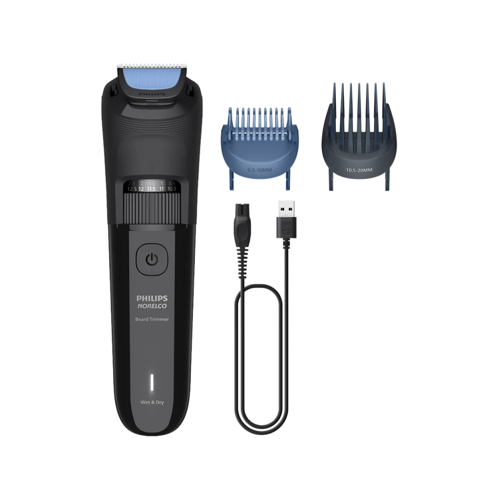 Philips Norelco Beard Trimmer 3000 Series 100% Waterproof BT3620/40 with 40 Length Settings