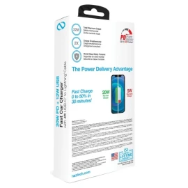 20-WATT POWER DELIVERY USB-C® TO 12-WATT FAST USB ..