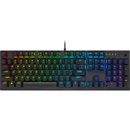 Corsair Memory - Keyboard - Wired - English - USB - Ergonomic Design - All black - Low Profile