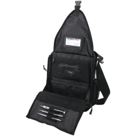 MINI MESSENGER BAG (BLACK/RED)