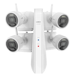 Lorex 2K 4.0-Mp 8-Camera-Capable 1-Tb Nvr System With 4 Outdoor Wi-Fi® Battery Security Cameras, White, L42481-4Aa4-E