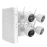 Lorex 2K 4.0-Mp 8-Camera-Capable 1-Tb Nvr System With 4 Outdoor Wi-Fi® Battery Security Cameras, White, L42481-4Aa4-E