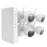 Lorex 2K 4.0-Mp 8-Camera-Capable 1-Tb Nvr System With 4 Outdoor Wi-Fi® Battery Security Cameras, White, L42481-4Aa4-E