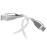 Naztech 6-Ft. Titanium Usb-C To Usb-C Braided Cable (White)