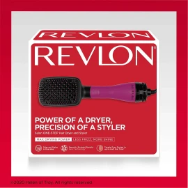 Revlon One-Step Hair Dryer and Styler | Detangle, Dry, and Smooth Hair, (Pink)