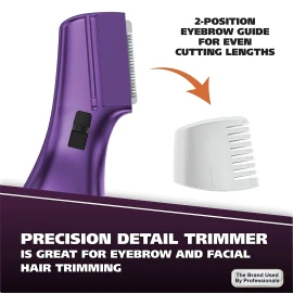 Wahl Pure Confidence Rechargeable Electric Trimmer, Shaver, & Detailer for Smooth Shaving & Trimming of The Face, Underarm, Eyebrows, & Bikini Areas