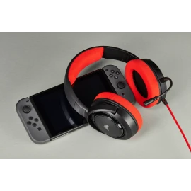 CORSAIR Gaming HS35 9011198- Headset - full size - wired - 3.5 mm jack - red