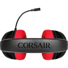 CORSAIR Gaming HS35 9011198- Headset - full size - wired - 3.5 mm jack - red