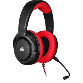 CORSAIR Gaming HS35 9011198- Headset - full size - wired - 3.5 mm jack - red