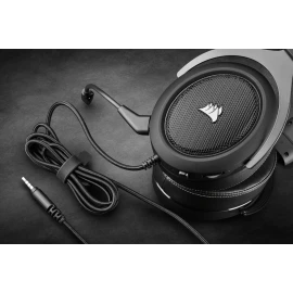 CORSAIR Gaming HS60 PRO SURROUND 9011213- Headset - full size - wired - USB, 3.5 mm jack - carbon