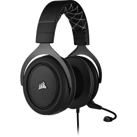 CORSAIR Gaming HS60 PRO SURROUND 9011213- Headset - full size - wired - USB, 3.5 mm jack - carbon