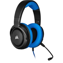Corsair HS35 Wired Stereo Gaming Headset w/Microphone - Blue