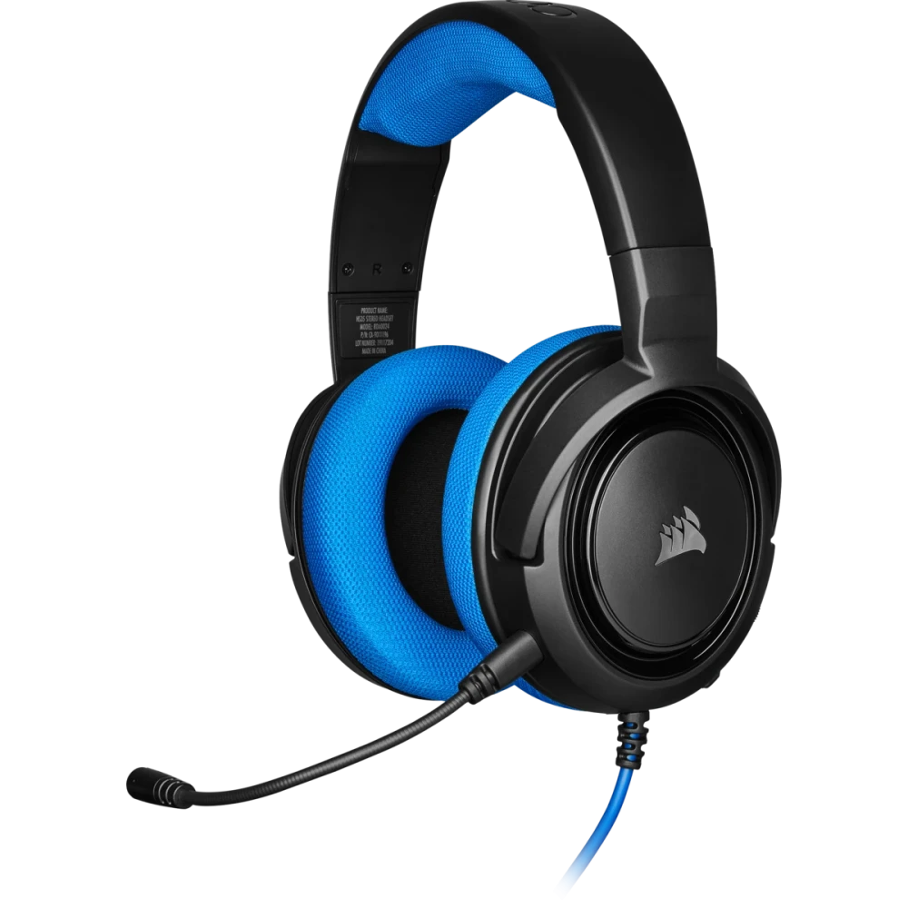 Corsair HS35 Wired Stereo Gaming Headset w/Microphone - Blue