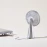 Lexon Wino Portable Rechargeable Mini Fan (Polished Aluminum)
