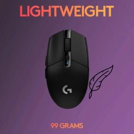 Logitech G G305 Mouse optical 6 buttons wireless LIGHTSPEED - USB wireless