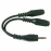 RCA 3.5mm Stereo Headphone Y-Adapter