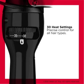 REVLON Perfect Heat Ceramic Curling Iron, 1"