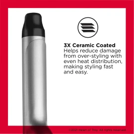 REVLON Perfect Heat Ceramic Curling Iron, 1"