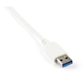 StarTech 3-Port USB 3.0 Hub with Gigabit Ethernet - Up to 5Gbps - Portable USB Port Expander with Built-in Cable