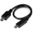 StarTech USB OTG Cable - Micro USB to Mini USB - M/M - 8 in.