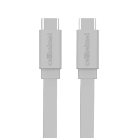 cellhelmet 27-Watt USB-C PD Car Charger with USB-C to USB-C Flat Cable, 3 Feet