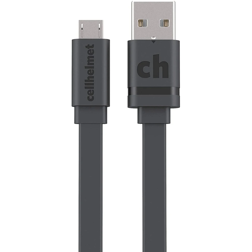 ellhelmet Micro USB Charge/Sync Cable - 6ft Flat (As Seen on Shark Tank)
