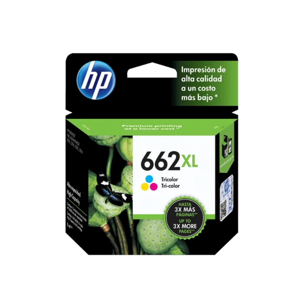 HP 662XL Tri-color Original Ink Cartridge (CZ106AL)