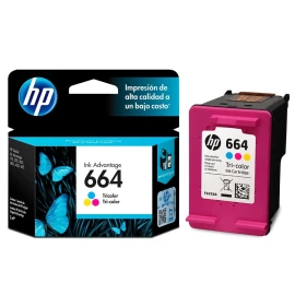 Hp 664 Tri Color Ink Cartridge (F6V28A)