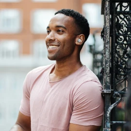 Jvc Gumy Mini Bluetooth Earbuds, True Wireless With Charging Case (Coconut White)