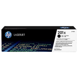 Original HP 201X Black High-yield Toner Cartridge | Works with HP Color LaserJet Pro M252, HP Color LaserJet Pro MFP M277 Series | CF400X