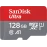 SanDisk Ultra - Flash memory card (microSDXC to SD adapter included) - 128 GB - A1 / UHS-I U1 / Class10 - microSDXC UHS-I