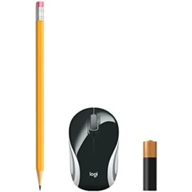 Logitech Wireless Mini Mouse M187 & 14" Sleeve Bundle - Black/Gray Camo