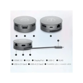 Dell 7-in-1 USB-C Multiport Adapter (DA310)