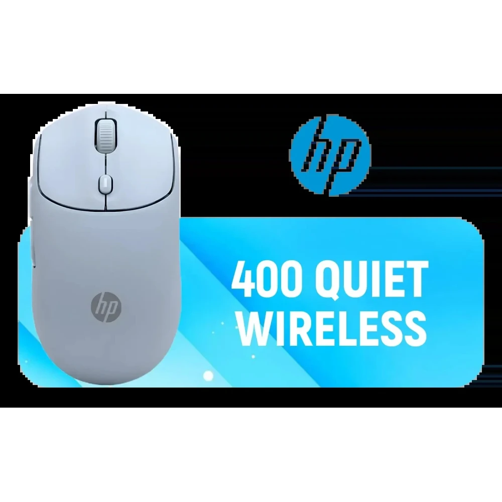 HP 400 Quiet Wireless Mouse (Blue)