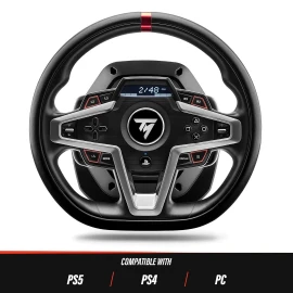 Thrustmaster T248 PS Licence off.PS5 compat.PS4 et PC.Force Feedback Ecran LCD