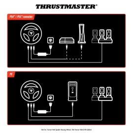 Thrustmaster T248 PS Licence off.PS5 compat.PS4 et PC.Force Feedback Ecran LCD