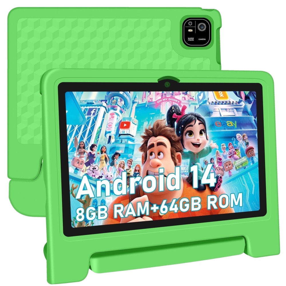 MengDash Kids Tablet 10.1-Inch Android with Parental Controls Educational Apps