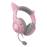 Razer Kraken Kitty V2 USB Wired Gaming Headset Quartz Pink RGB Kitty Ears