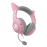 Razer Kraken Kitty V2 USB Wired Gaming Headset Quartz Pink RGB Kitty Ears