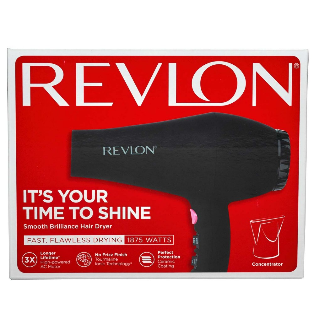 Revlon Smooth Brilliance 1875W Ionic Ceramic Hair Dryer
