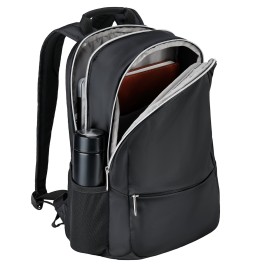 Swissdigital Laptop Backpack with USB Charging Port 15.6-Inch