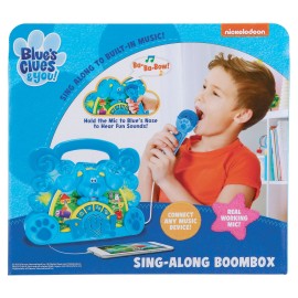 eKids Blues Clues Sing-Along Boombox for Kids with Microphone BC-115