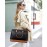 CLUCI Leather Briefcase for Women Laptop Bag 15.6 Inch