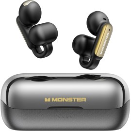 Monster Open AC601 AI Translation Earbuds Black Bluetooth 6.0 115 Languages