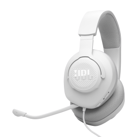 JBL Quantum 100 M2 Wired Gaming Headset with Detachable Mic White