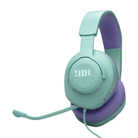 JBL Quantum 100 M2 Wired Gaming Headset with Detachable Mic Cyan
